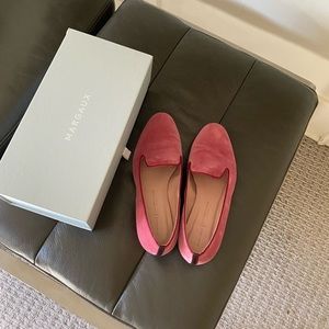 Margaux The Loafer 39 Wide Pink Velvet